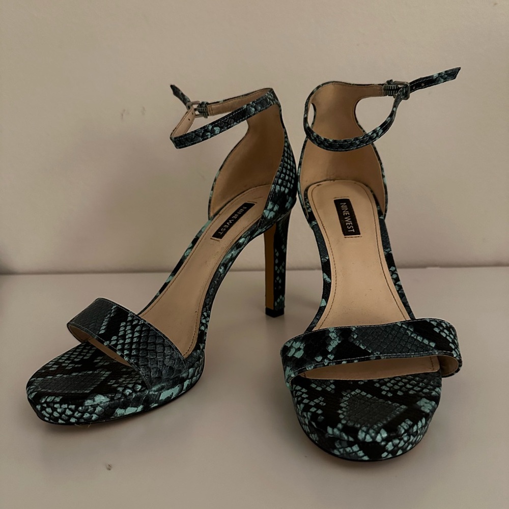 Nine West Snake Skin Heels